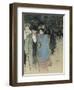 After the Play, about 1900-Théophile Alexandre Steinlen-Framed Premium Giclee Print