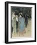 After the Play, about 1900-Théophile Alexandre Steinlen-Framed Premium Giclee Print