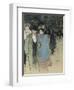 After the Play, about 1900-Théophile Alexandre Steinlen-Framed Premium Giclee Print