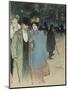 After the Play, about 1900-Théophile Alexandre Steinlen-Mounted Premium Giclee Print