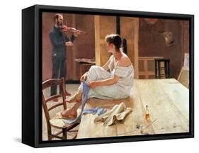 After the Pose, 1884-Sven Richard Bergh-Framed Stretched Canvas