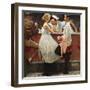 "After the Prom", May 25,1957-Norman Rockwell-Framed Premium Giclee Print