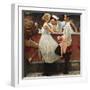 "After the Prom", May 25,1957-Norman Rockwell-Framed Premium Giclee Print