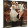 "After the Prom", May 25,1957-Norman Rockwell-Mounted Premium Giclee Print