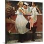 "After the Prom", May 25,1957-Norman Rockwell-Mounted Giclee Print