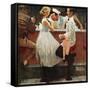 "After the Prom", May 25,1957-Norman Rockwell-Framed Stretched Canvas
