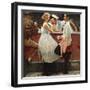 "After the Prom", May 25,1957-Norman Rockwell-Framed Giclee Print