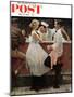 "After the Prom" Saturday Evening Post Cover, May 25,1957-Norman Rockwell-Mounted Giclee Print