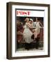 "After the Prom" Saturday Evening Post Cover, May 25,1957-Norman Rockwell-Framed Giclee Print