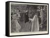 After the Queen's Coronation, Her Majesty Bowing to the King-William T. Maud-Framed Stretched Canvas