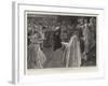 After the Queen's Coronation, Her Majesty Bowing to the King-William T. Maud-Framed Giclee Print