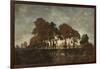 After the Rain, c.1850-Theodore Rousseau-Framed Giclee Print