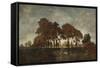 After the Rain, c.1850-Theodore Rousseau-Framed Stretched Canvas