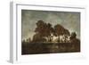 After the Rain, c.1850-Theodore Rousseau-Framed Giclee Print