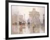 After the Rain, the Dewey Arch, Madison Square Park, New York-Paul Cornoyer-Framed Giclee Print