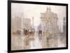 After the Rain, the Dewey Arch, Madison Square Park, New York-Paul Cornoyer-Framed Giclee Print