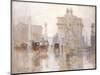 After the Rain, the Dewey Arch, Madison Square Park, New York-Paul Cornoyer-Mounted Giclee Print