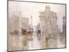 After the Rain, the Dewey Arch, Madison Square Park, New York-Paul Cornoyer-Mounted Giclee Print