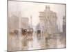 After the Rain, the Dewey Arch, Madison Square Park, New York-Paul Cornoyer-Mounted Giclee Print
