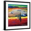 After the Rain-Maya Green-Framed Art Print