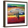 After the Rain-Maya Green-Framed Art Print