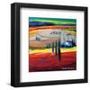 After the Rain-Maya Green-Framed Art Print