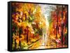 After The Rain-Leonid Afremov-Framed Stretched Canvas