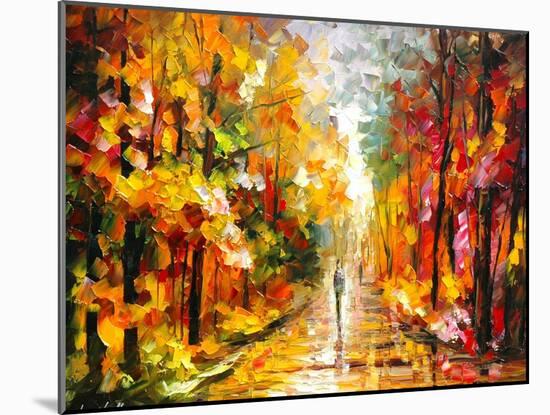 After The Rain-Leonid Afremov-Mounted Art Print