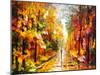 After The Rain-Leonid Afremov-Mounted Art Print