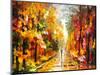 After The Rain-Leonid Afremov-Mounted Art Print