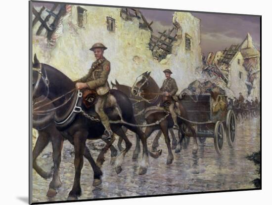 After the Recapture of Bapaume, 1918-Christopher Richard Wynne Nevinson-Mounted Giclee Print