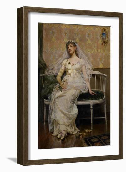 After the Reception, 1887 (Oil on Canvas)-Douglas Volk-Framed Giclee Print