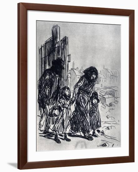 After the Seizure, 1925-Jean Louis Forain-Framed Giclee Print