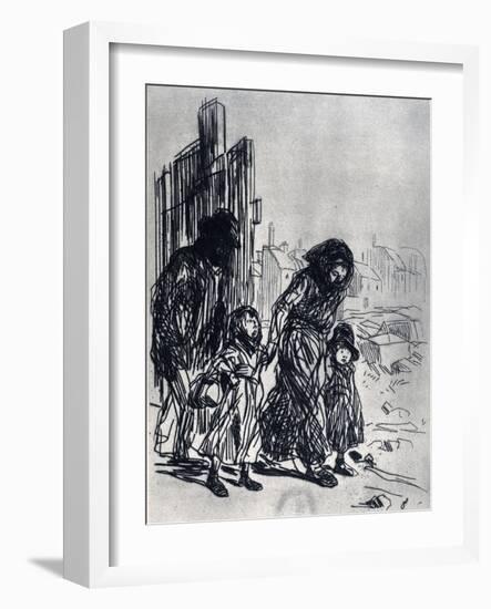 After the Seizure, 1925-Jean Louis Forain-Framed Giclee Print
