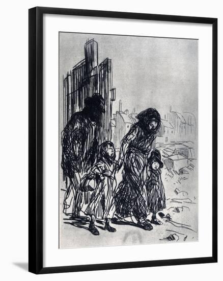 After the Seizure, 1925-Jean Louis Forain-Framed Giclee Print