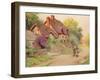 After the Shower: Man with a Scythe-Arthur Claude Strachan-Framed Premium Giclee Print