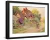 After the Shower: Man with a Scythe-Arthur Claude Strachan-Framed Premium Giclee Print