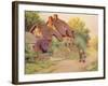 After the Shower: Man with a Scythe-Arthur Claude Strachan-Framed Giclee Print