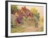 After the Shower: Man with a Scythe-Arthur Claude Strachan-Framed Giclee Print