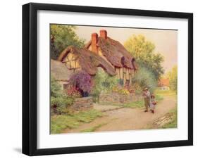 After the Shower: Man with a Scythe-Arthur Claude Strachan-Framed Giclee Print