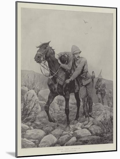 After the Skirmish-Richard Caton Woodville II-Mounted Giclee Print