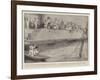 After the Spanish-American War, the Effect of the Scarcity of Food in Manila-Walter Stanley Paget-Framed Giclee Print