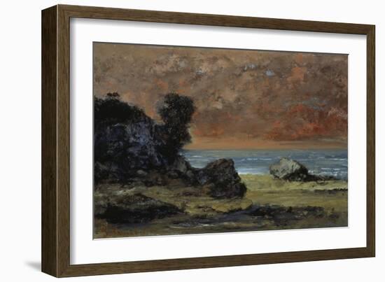 After the Storm, 1872-Gustave Courbet-Framed Giclee Print