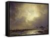 After the Storm. Nach dem Sturm. 1853-Andreas Achenbach-Framed Stretched Canvas