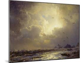 After the Storm. Nach dem Sturm. 1853-Andreas Achenbach-Mounted Giclee Print