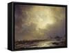 After the Storm. Nach dem Sturm. 1853-Andreas Achenbach-Framed Stretched Canvas