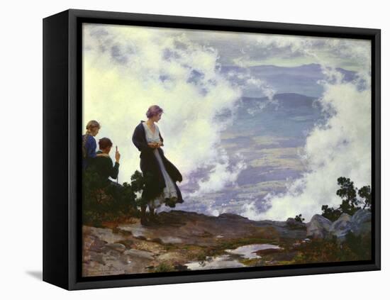 After the Storm-Charles Courtney Curran-Framed Stretched Canvas