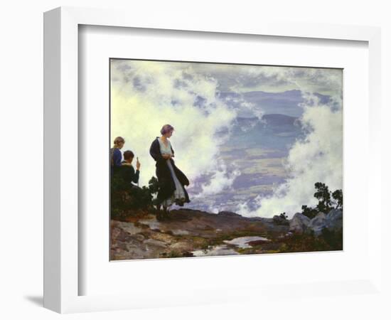 After the Storm-Charles Courtney Curran-Framed Giclee Print