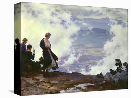 After the Storm-Charles Courtney Curran-Stretched Canvas