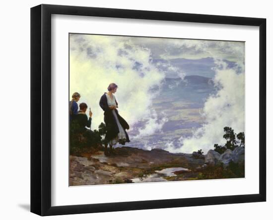 After the Storm-Charles Courtney Curran-Framed Giclee Print